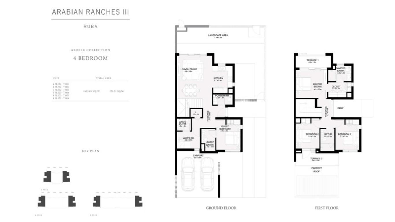 Ruba Townhouses Phase 2 Arabian Ranches 3-ruba-towenhouse-plan2.jpg